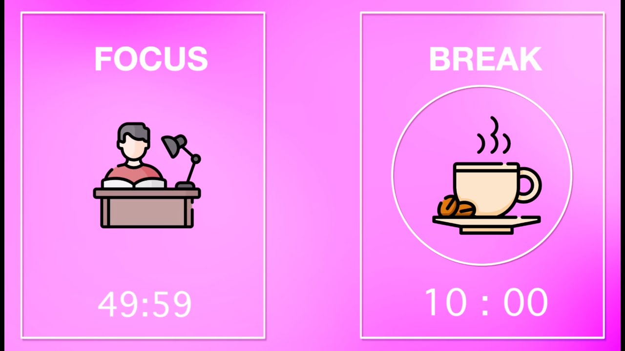 FOCUS 50/10 Pomodoro ⏳ | Study With Me Live | Deep Focus + Break Timer