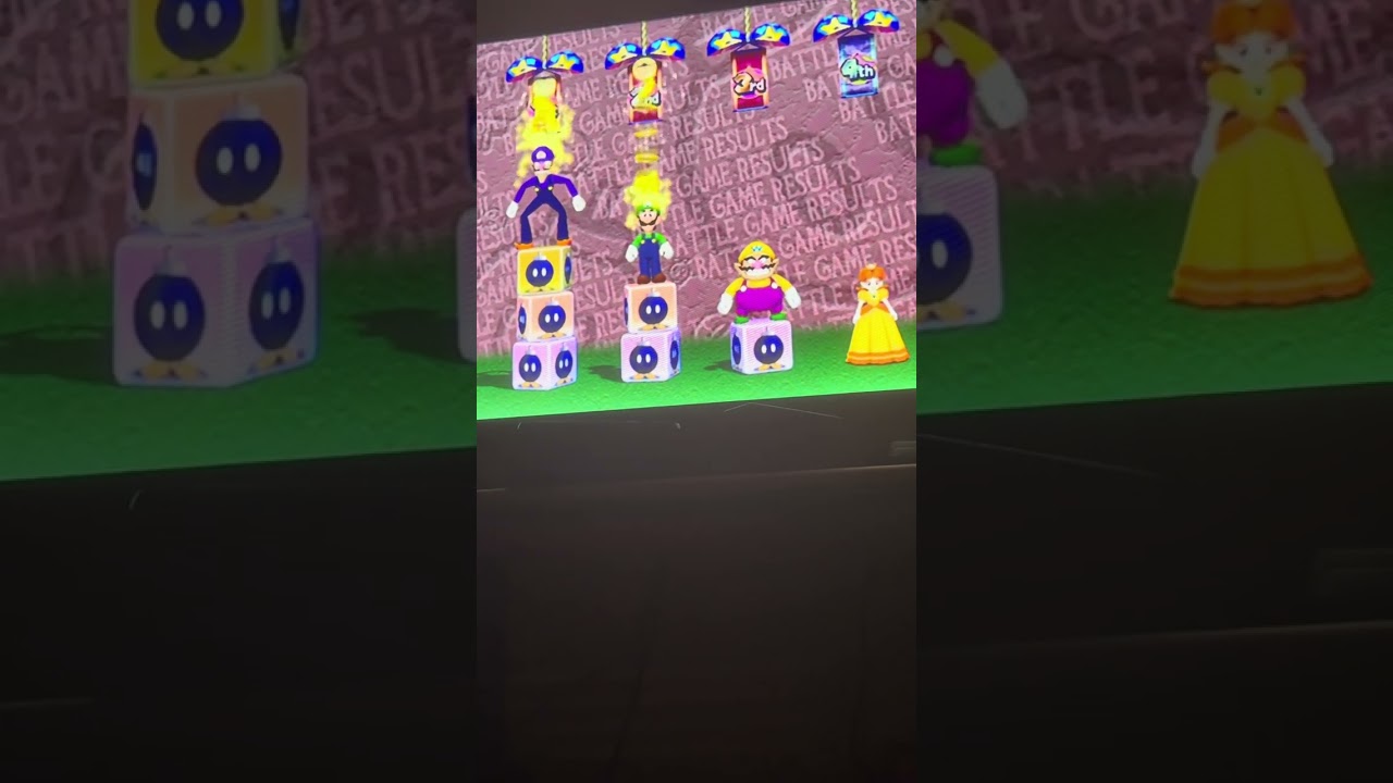 Mario Party 4 - Waluigi vs Luigi vs Wario vs Daisy - Toad’s Midway Madness