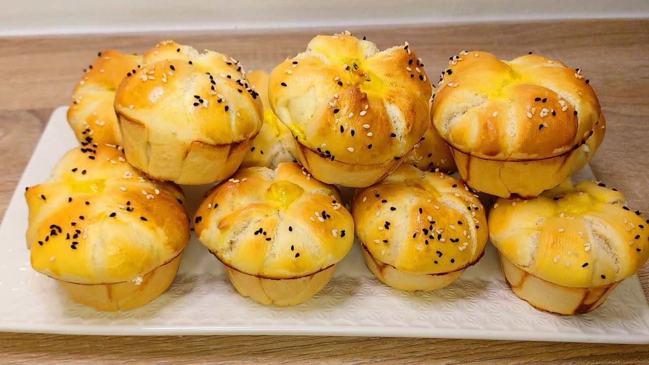 Muffin kalıbında yumuşacık poğaça tarifi 📣🤌🤌🤌