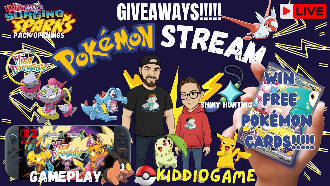 ​SHOCKING PULLS! ⚡ Surging Sparks Opening + PLZA Shiny Hunting!
