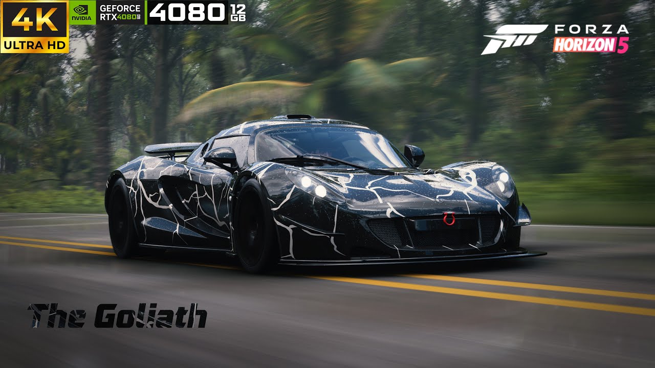 Forza Horizon 5 | The Goliath | Hennessey Venom GT | 4K Ultra Maximum Settings | Gameplay