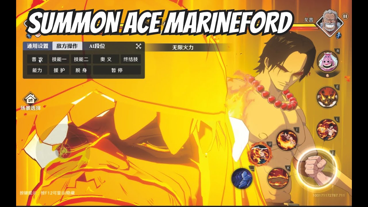 Skill Logia nya Broken ! Summon Ace Marineford Banyak Variasi Combo - One Piece Ambition