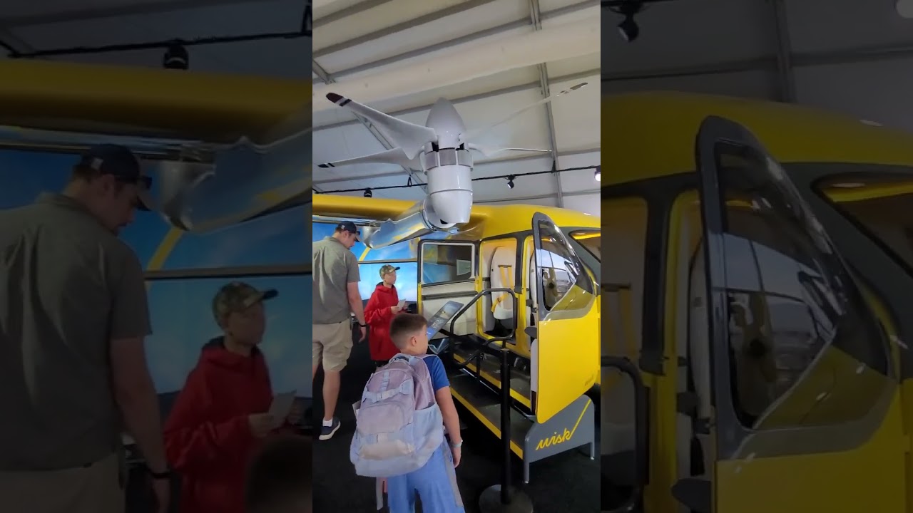 Wisk eVTOL Air Taxi at Oshkosh 2023! #aviation #airplane #flying #drone #airtaxi