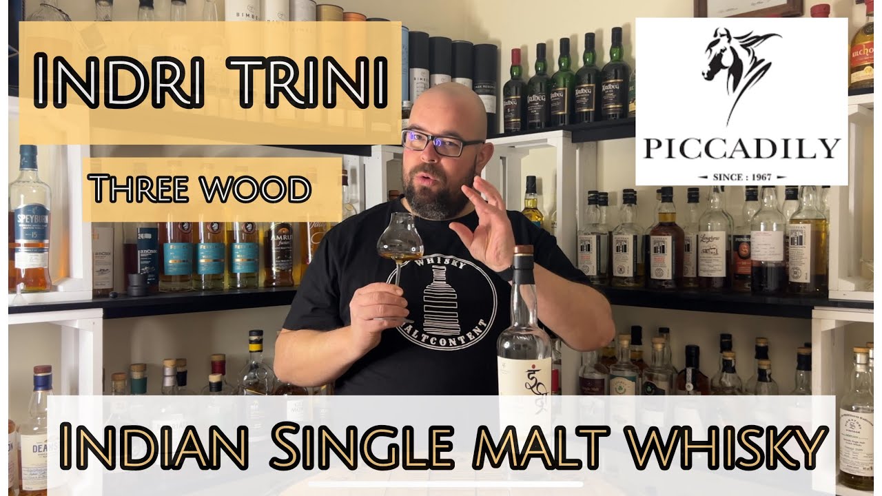 #228 INDRI TRINI - THREE WOOD 46% Indian Single Malt Whisky