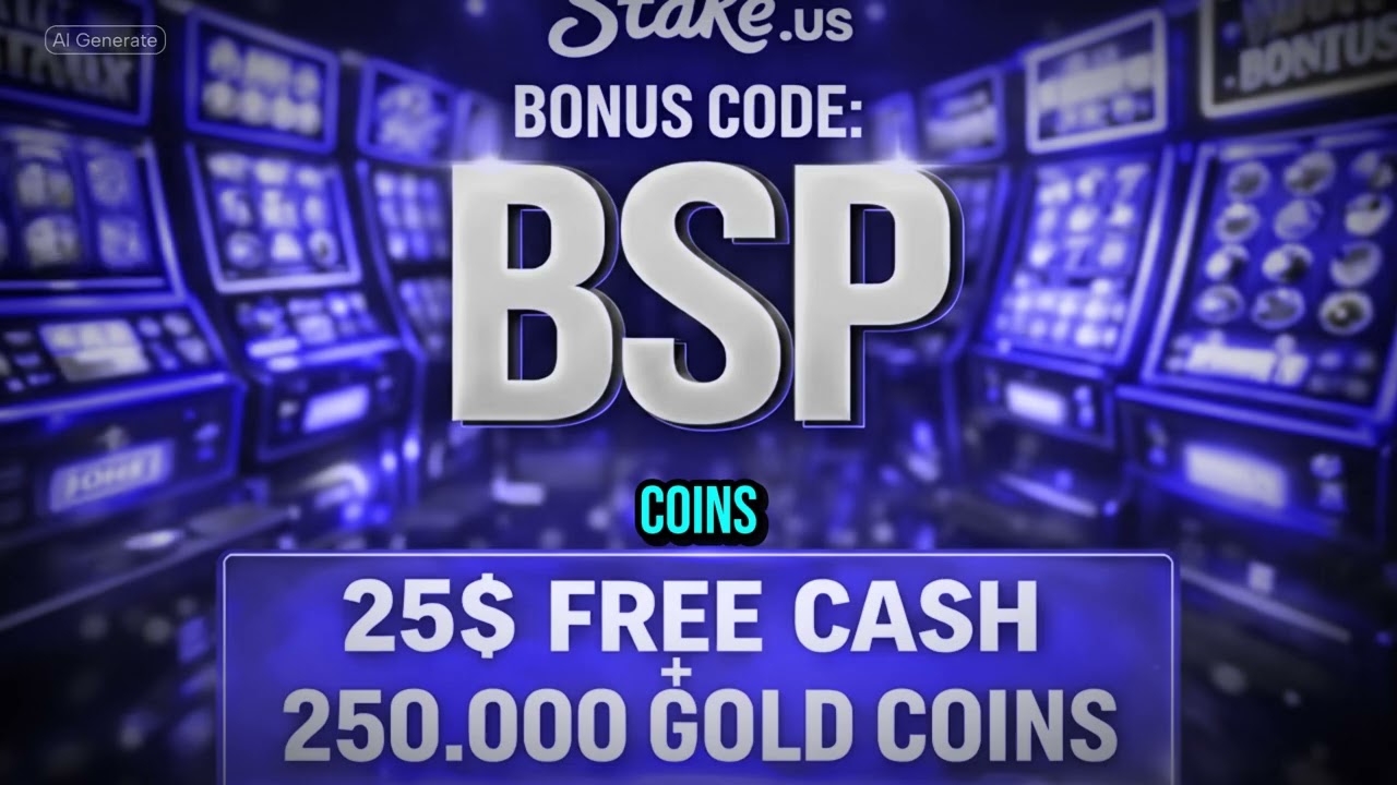 DO THIS TODAY: Stake.us Promo Code “BSP” - $25 Cash + 250K Coins