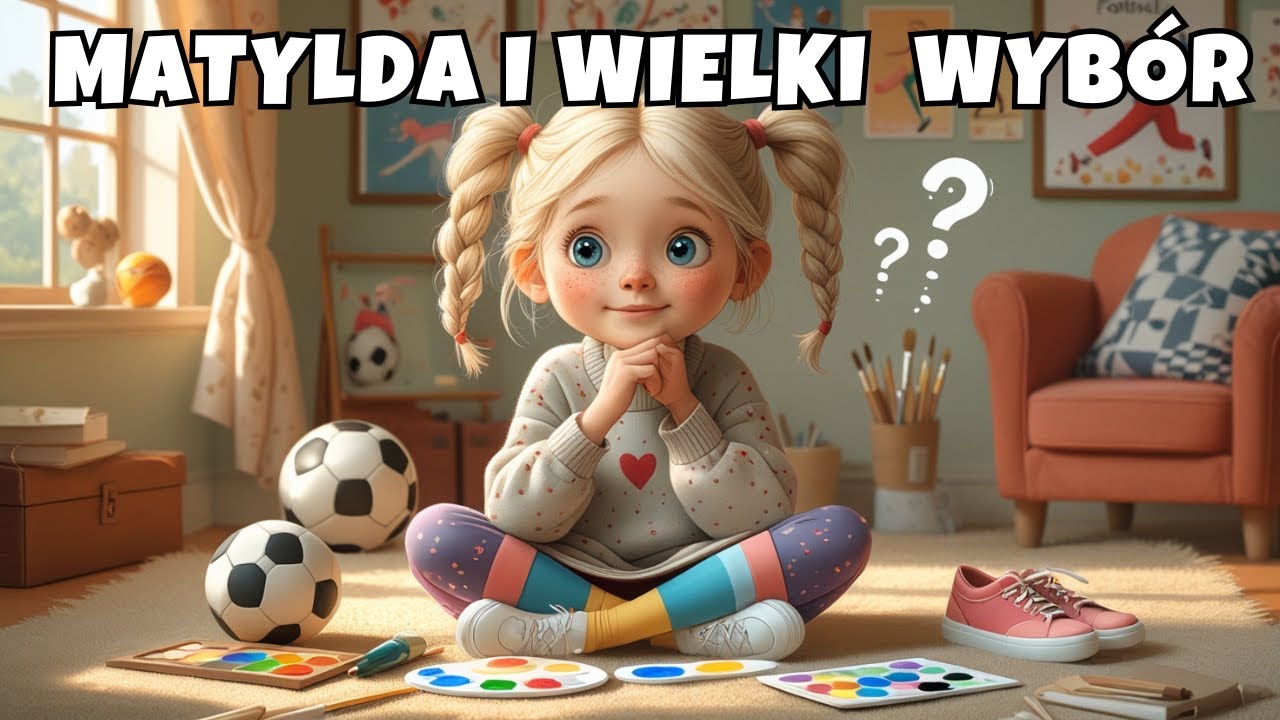 Matylda i Wielki Wybór ⚽🎨💃 | Bajka o emocjach, pasji i pierwszych krokach! 🌟| Audiobook | Do snu
