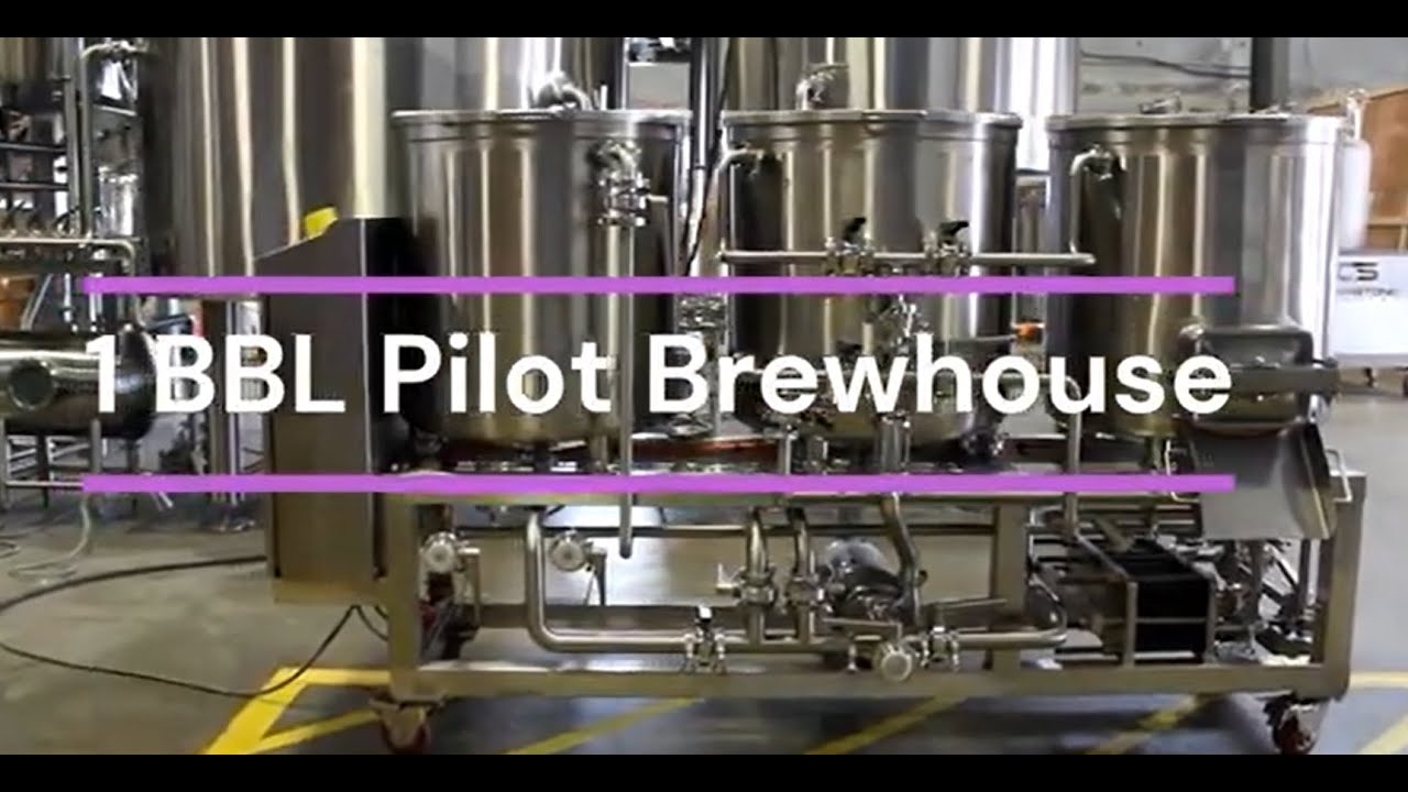 1 BBL Pilot Brewing System Brewhouse