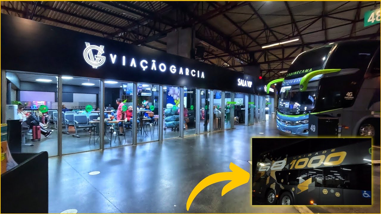 INICIANDO A VIAGEM NA VIAÇÃO GARCIA LONDRINA PR.