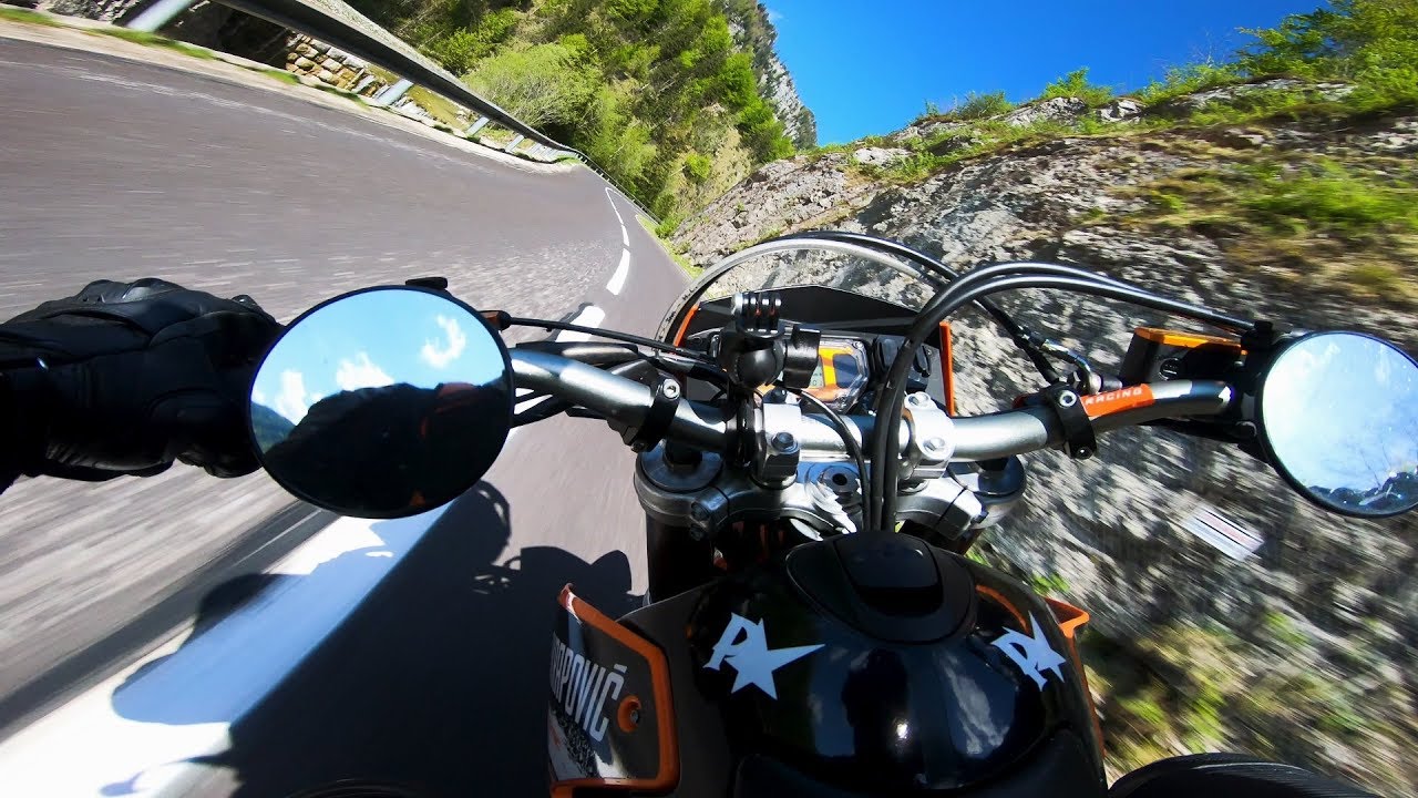4K RAW Supermoto Spring Ride | Gopro Hero 7 Black | FULL AKRAPOVIC