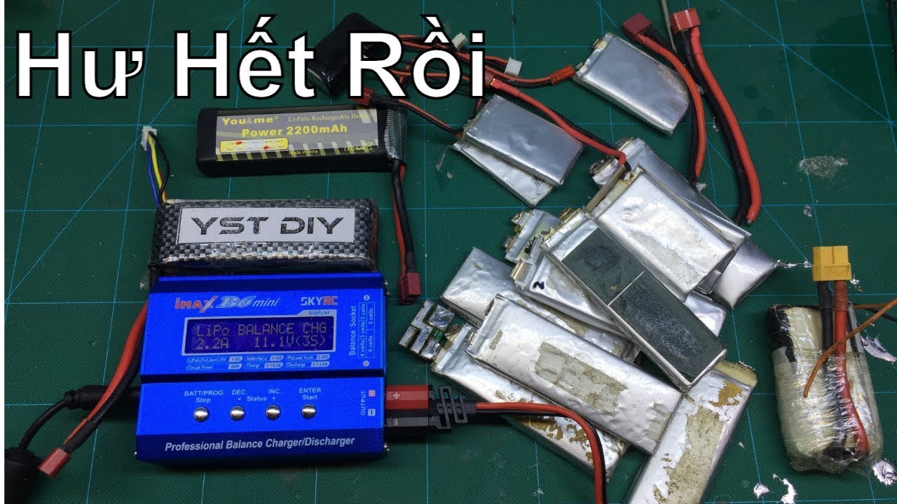 YST Vứt tiền qua cửa sổ vì không biết cách dùng pin Li-po :(