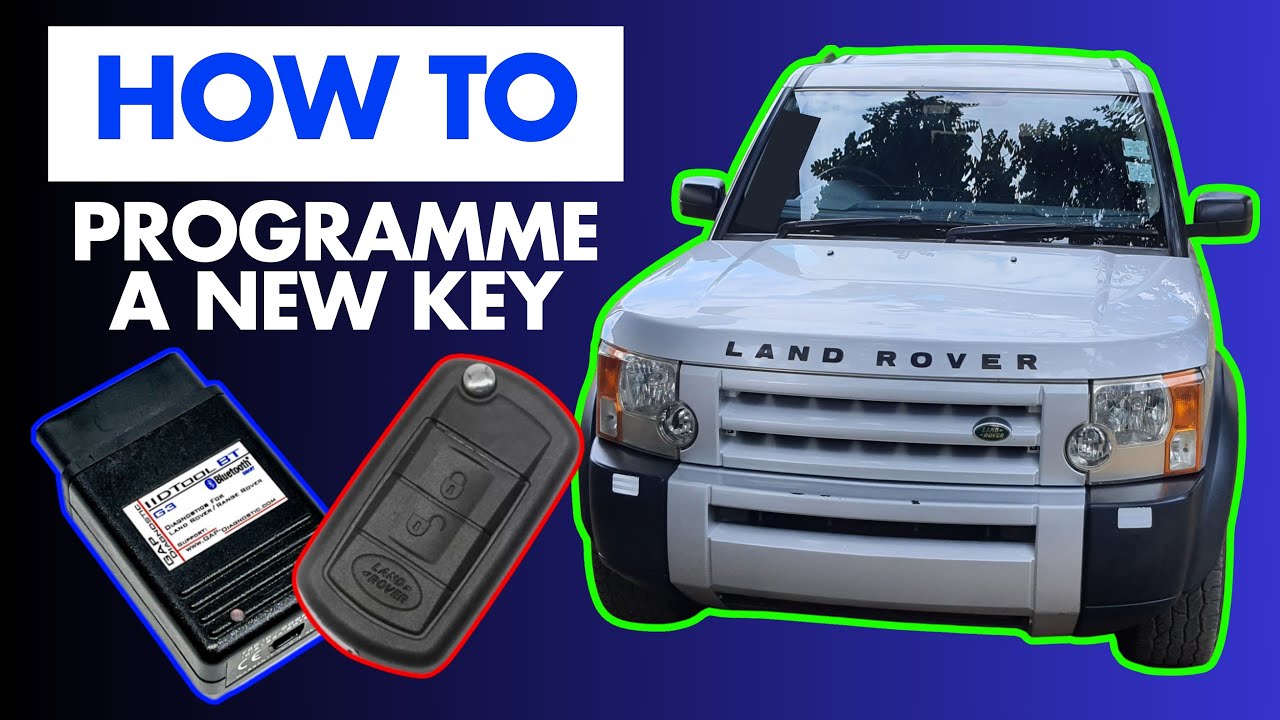 How to programme a new key for a Land Rover Discovery 3 LR3