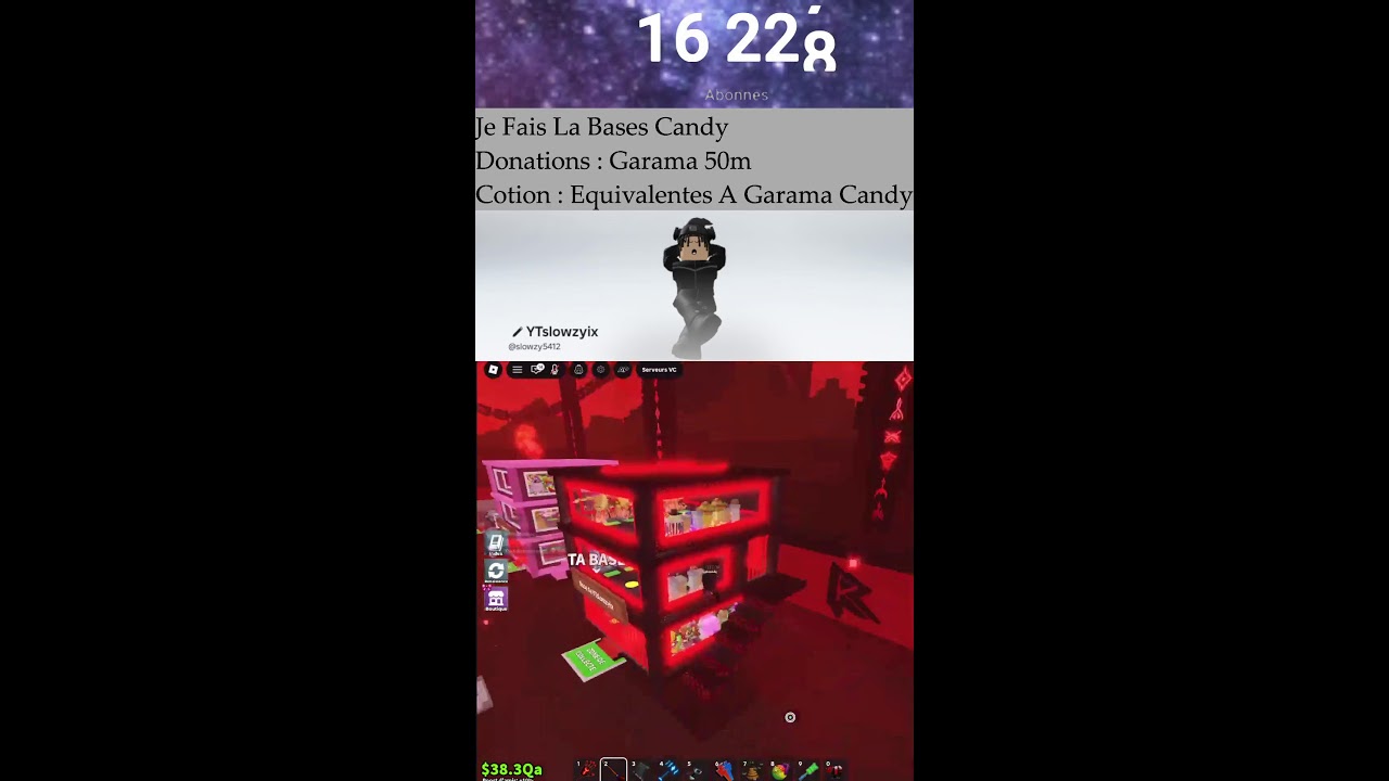 🚨 lives steal a brainrot je fais la bases candy ! 🚨