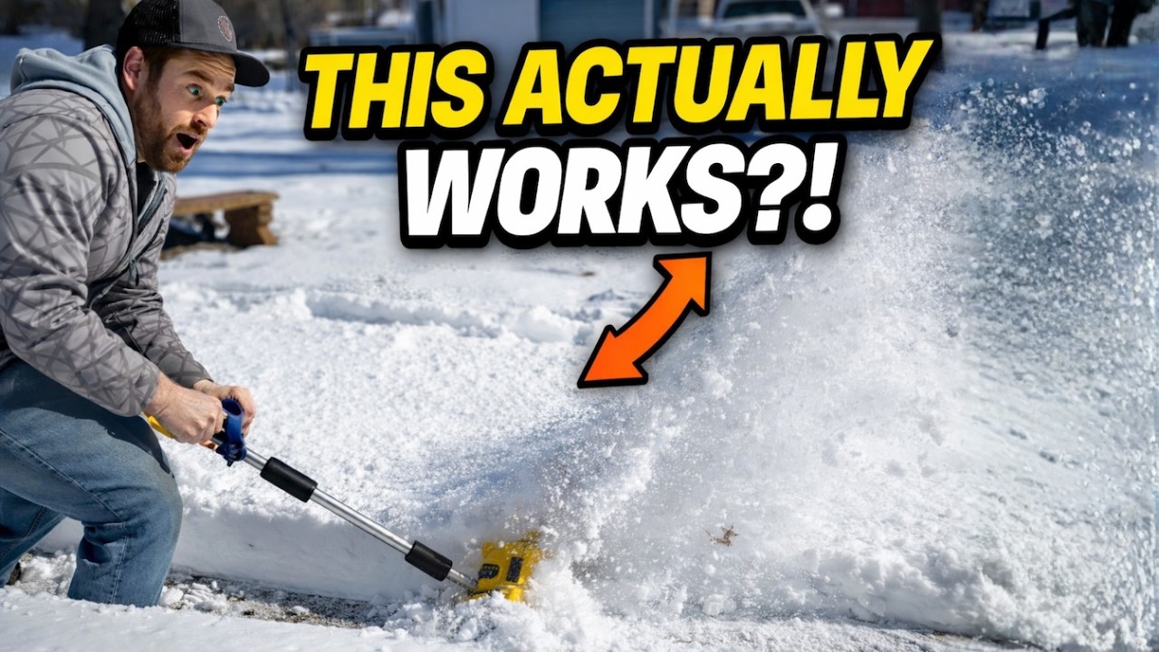 TORTURE TEST of Cordless Snow Shovel 🔋
