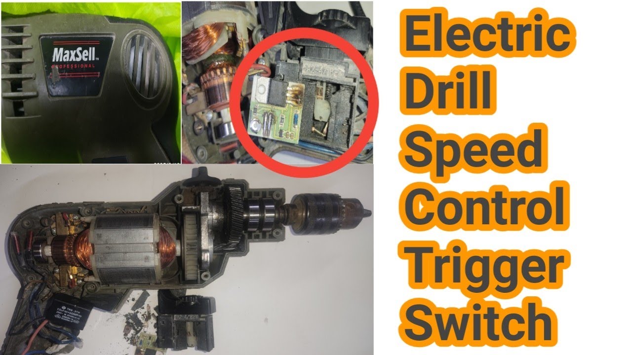 Electric Drill Speed Control Switch | Repair | MaxSell.