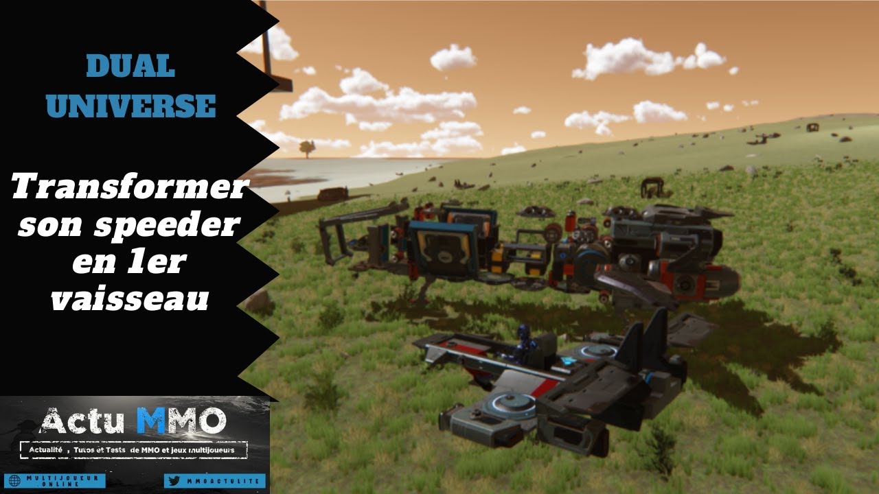 TUTO : COMMENT SE FAIRE UN VAISSEAU ATMOSPHERIQUE RAPIDEMENT [Dual universe]