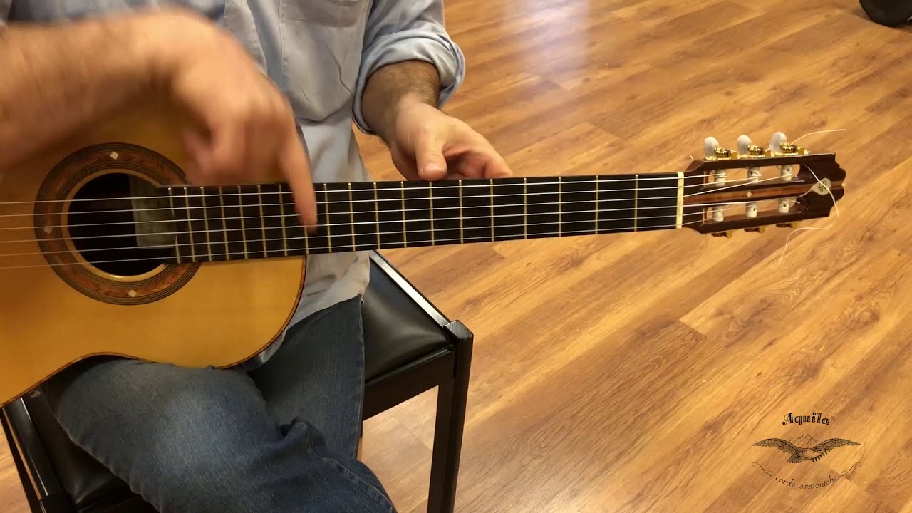 How to properly install Aquila Guitar Strings