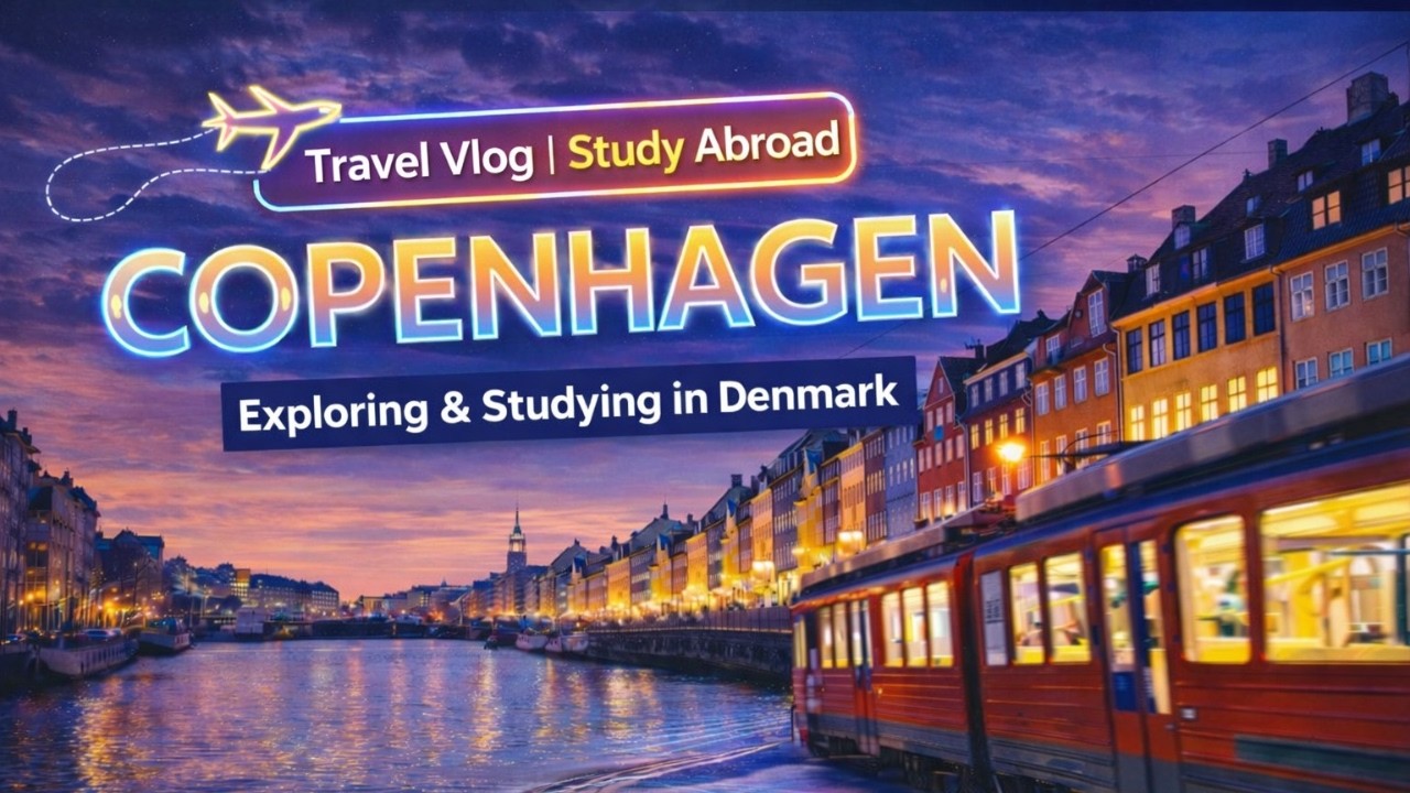 Travel Vlog To Copenhagen, Denmark | Study Abroad