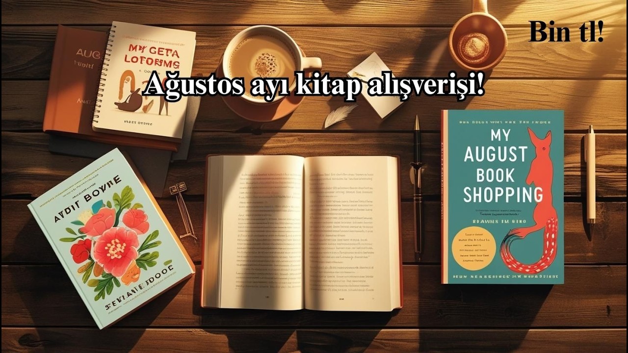 📚 Ağustos Ayı Kitap Alışverişi | Youtubeye Vlog! 📚