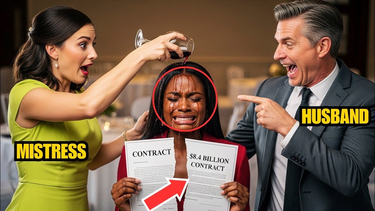 White Mistress Poured Wine On Wife As Billionaire Husband Mocked Her, Then She Canceled His $8.4B...