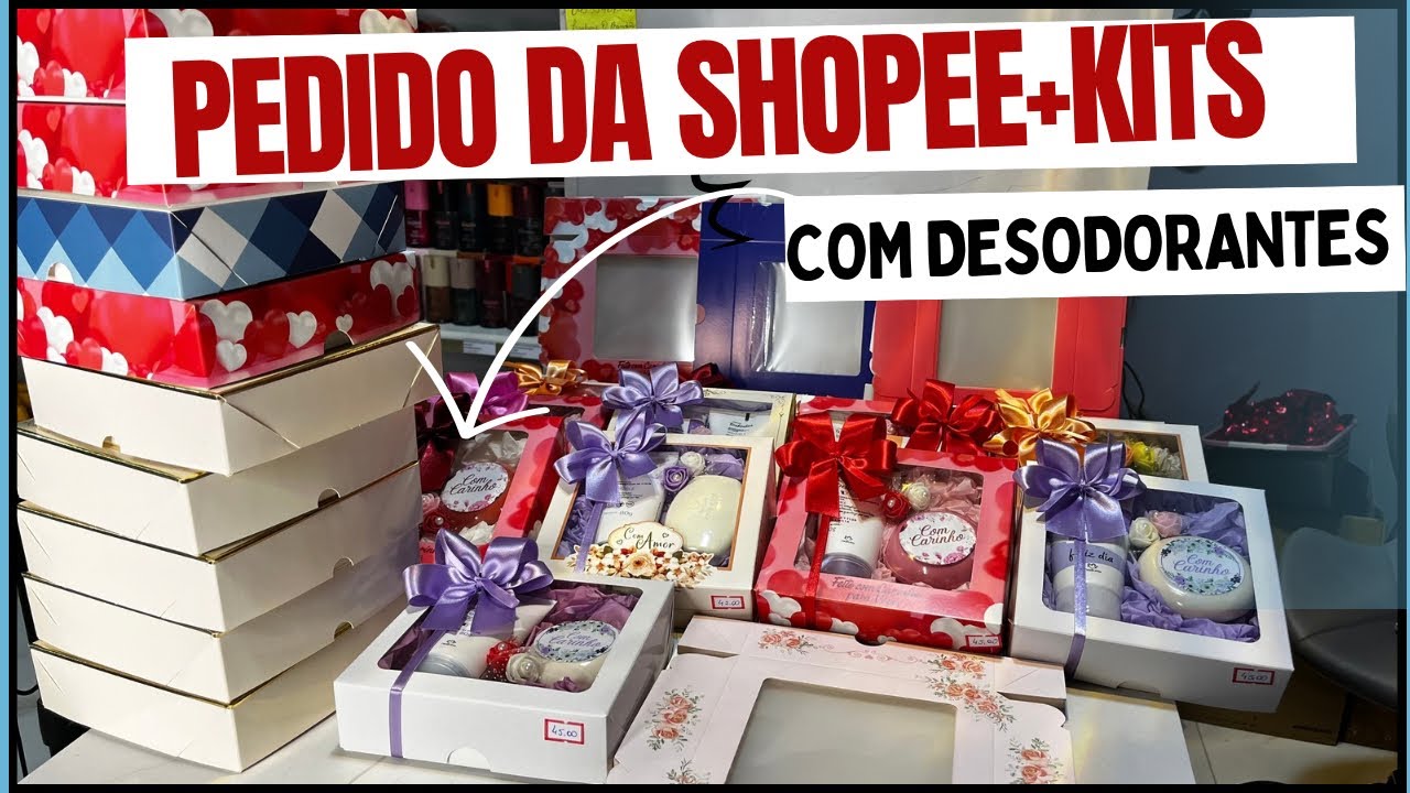 PEDIDO NA SHOPEE + KITS PARA VENDER MUITO 