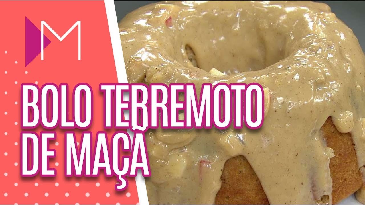 Bolo terremoto de maçã - Mulheres (09/04/20)