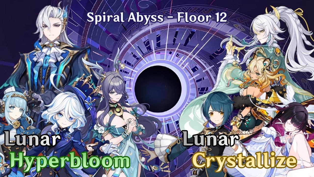 Spiral Abyss 6.3 Luna V - Lunar Hyperbloom vs. Lunar Crystallize