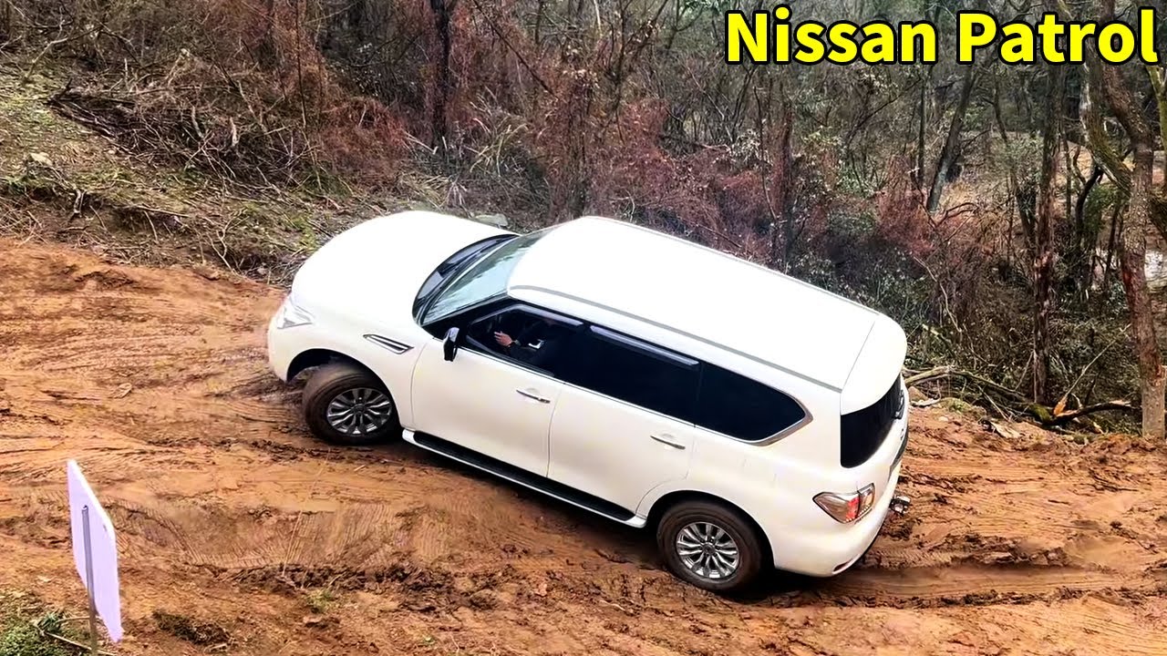 Nissan Patrol — вызов бездорожью в грязи, ни одна машина не продвинулась дальше! #Nissan#Patrol