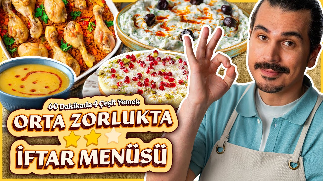 60 Dakikada Hazır İftar Men&uuml;s&uuml; - Seviye: ORTA ⭐️⭐️ (B&ouml;l&uuml;m 2/3)