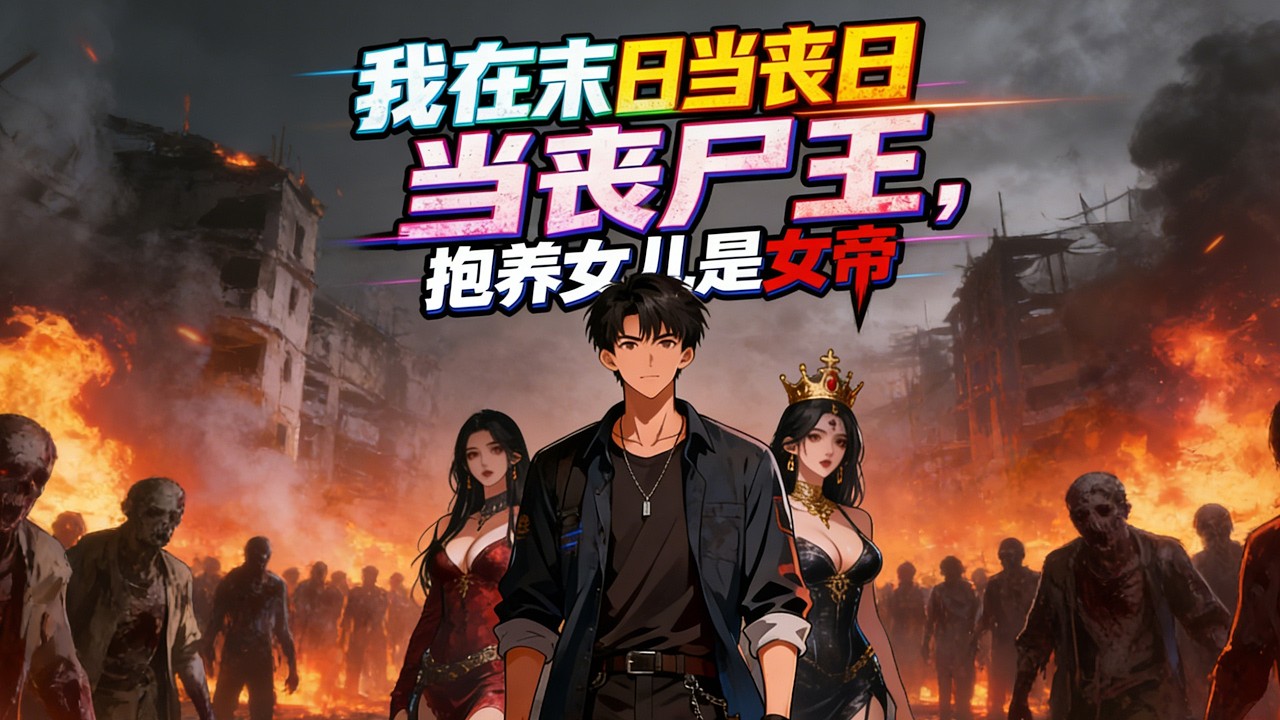 【FULL】《我在末日当丧尸王，抱养女儿是女帝》末世丧尸王捡娃成护崽狂魔，襁褓重生女帝暗藏锋芒，亿万尸群为萌娃横扫末日，人尸皆惧！#原创动画 #漫画 #中文全集