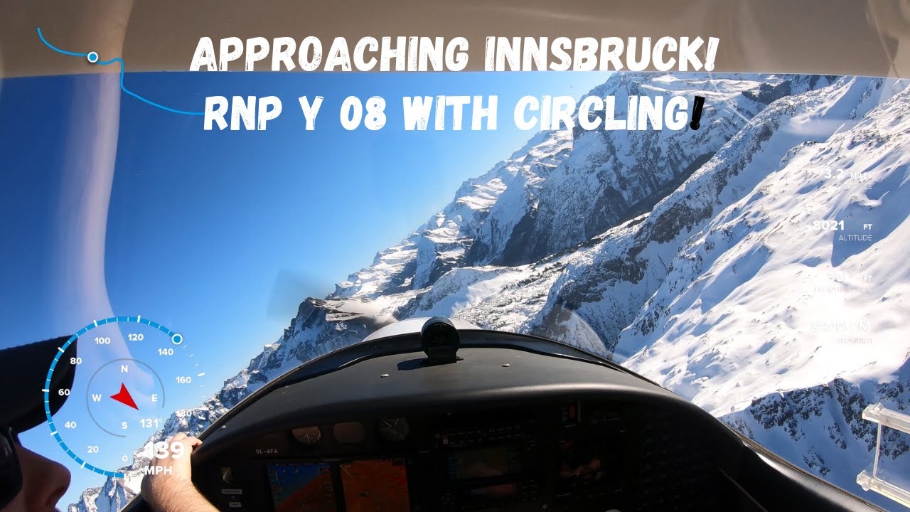 Innsbruck Approach! RNP Y 08//Circling simulated