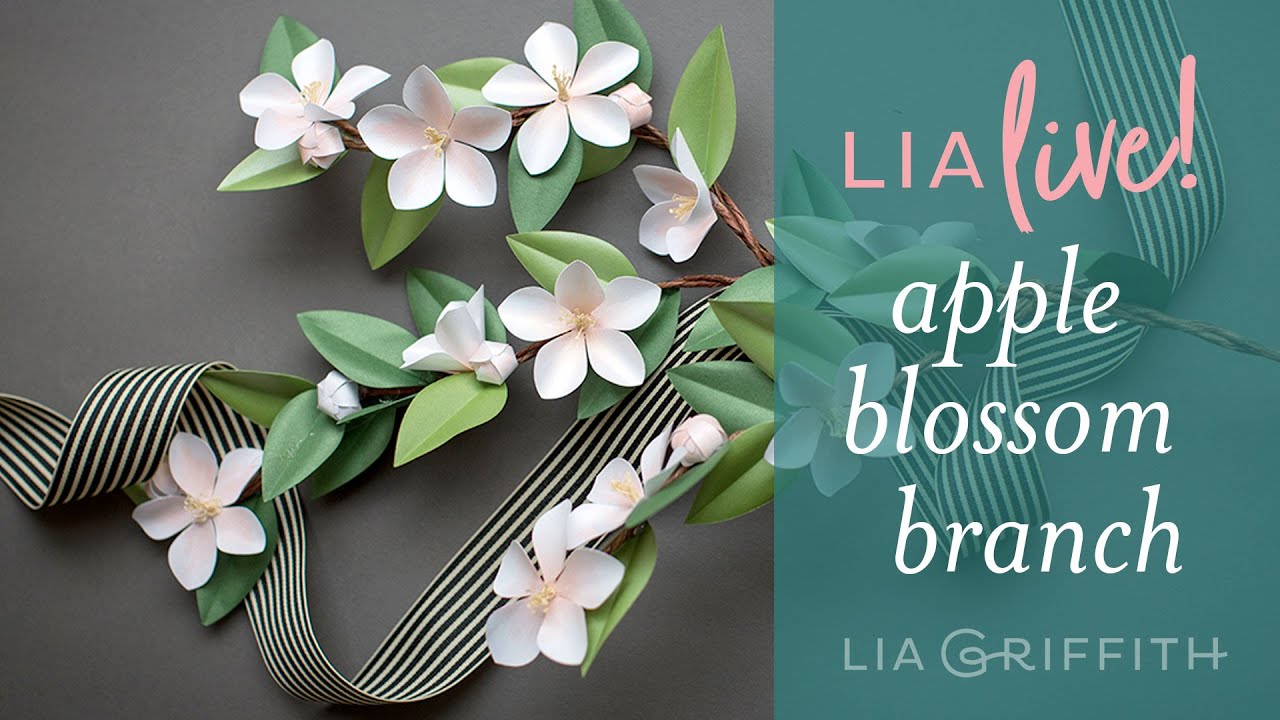 DIY Paper Apple Blossom