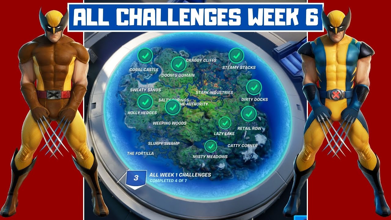 All Week 6 Challenges Guide! - Fortnite Chapter 2 Season 4