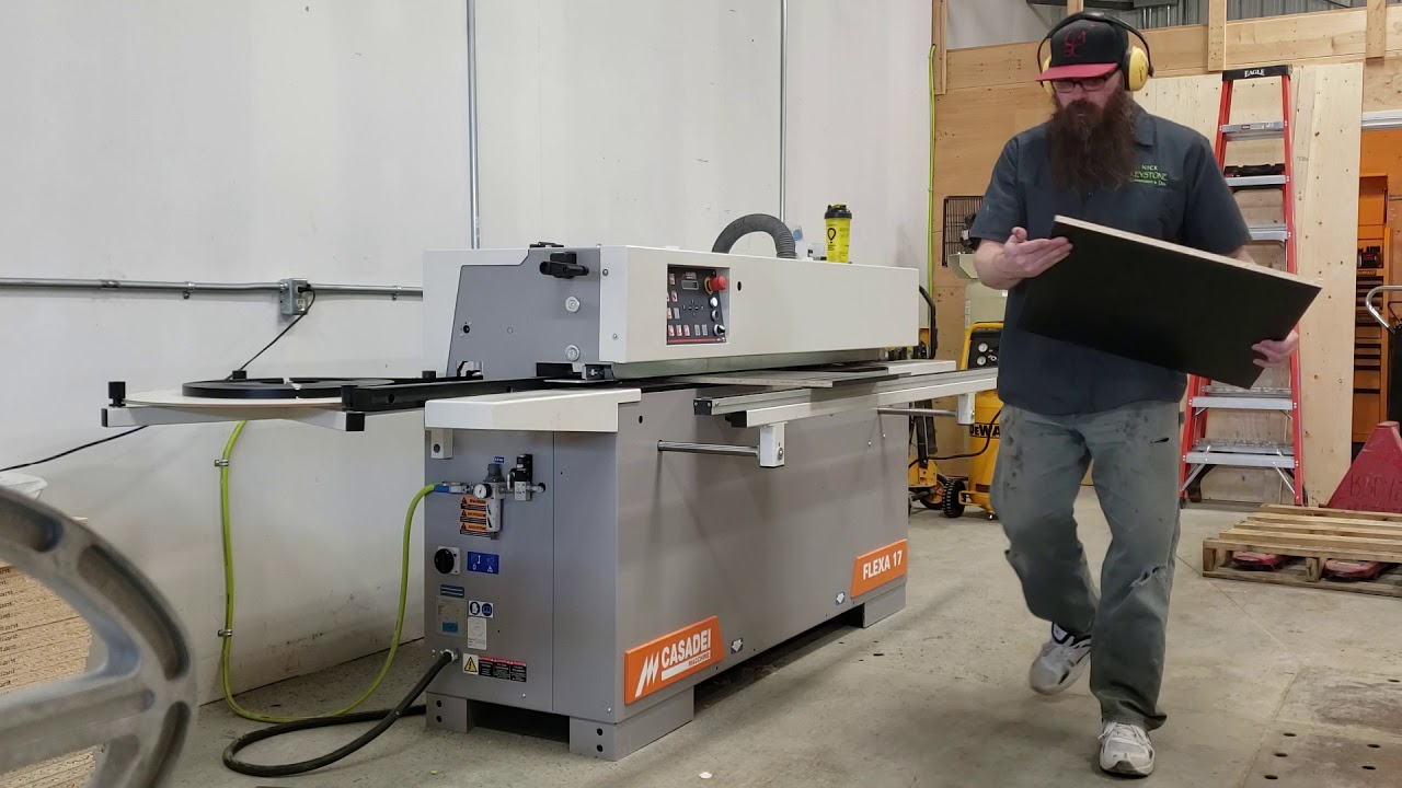 New 10' Casadei Edgebander For The Shop