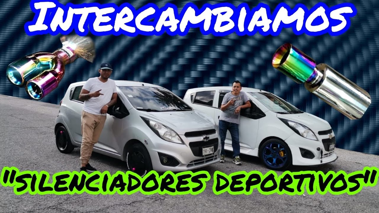 Le quite el escape al spark y estrena nuevo silenciador deportivo 😜