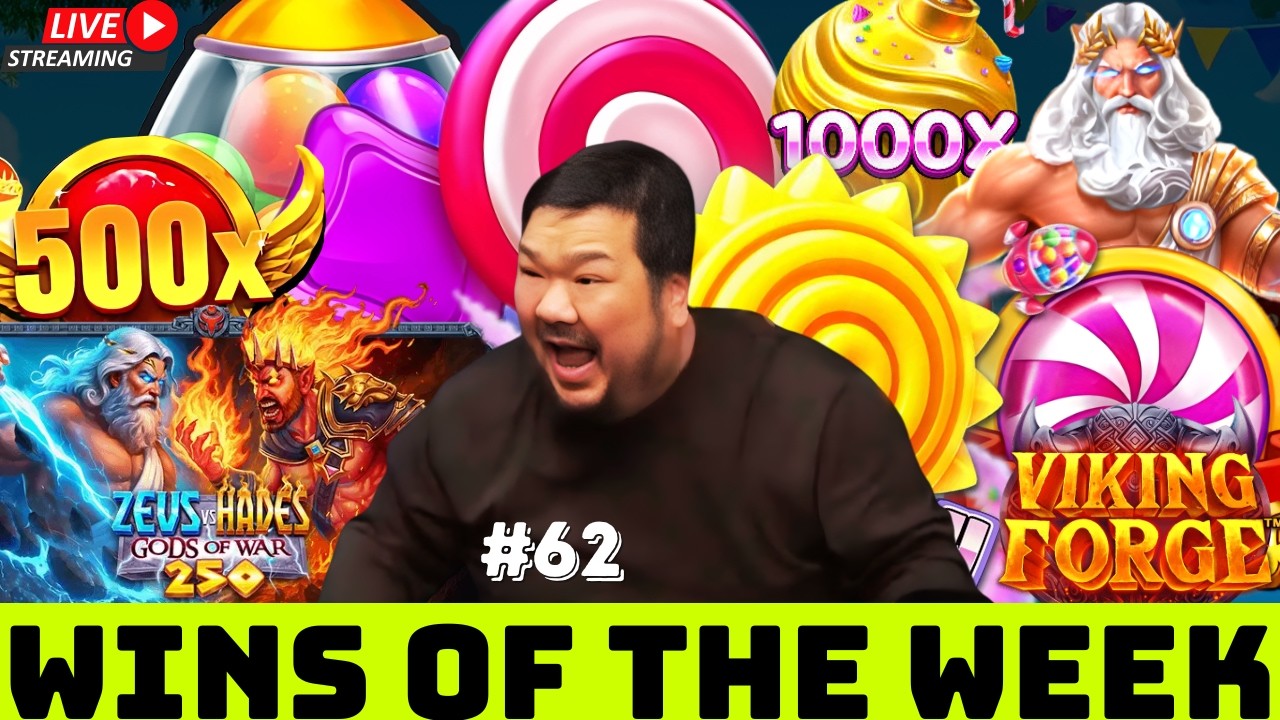 BIG BOY CHENG BIGGEST SLOT WINS OF THE WEEK#62 I GATES OF OLYMPUS SUPER SCATTER GOES CRAZY! #bbc