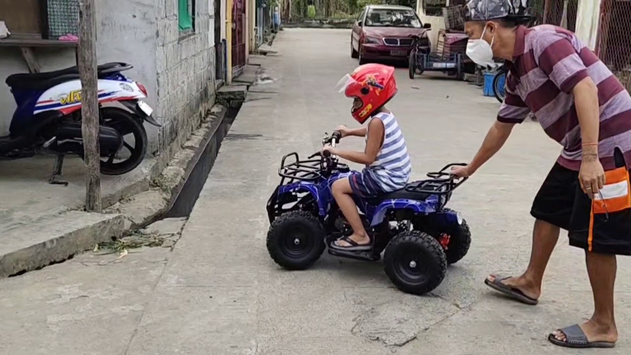 Road Test of 49cc Gasoline Motor Mini ATV | Mini All Terrain Vehicle Part 2 DaddyMhel's Review