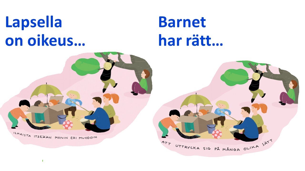 Taidekasvatus - Lapsen on oikeus ilmaista itseään monin eri muodoin