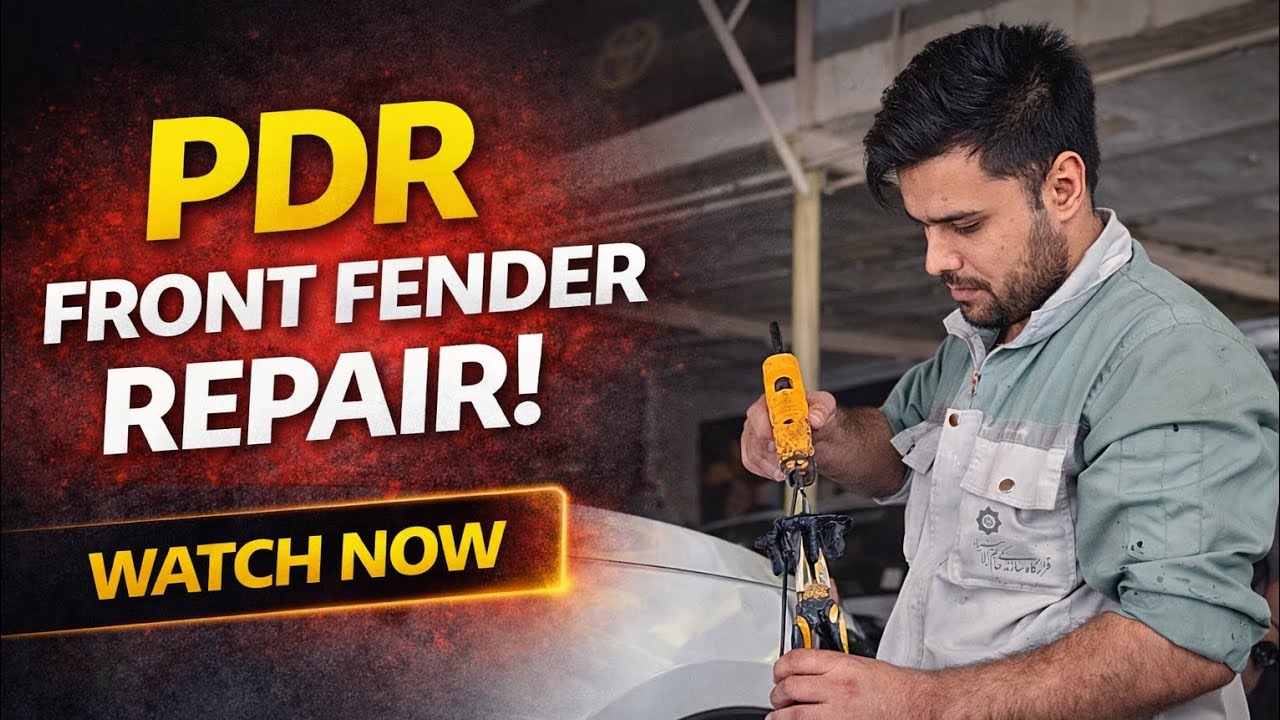 Front Fender PDR Repair | Paintless Dent Removal on Fidelity SUV