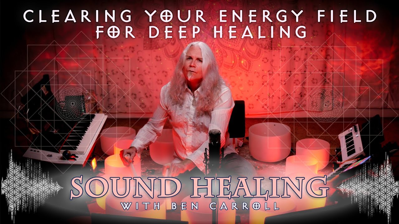 Clearing Your Energy Field for Deep Healing | Crystal Singing Bowl & Shamanic Voice Meditation