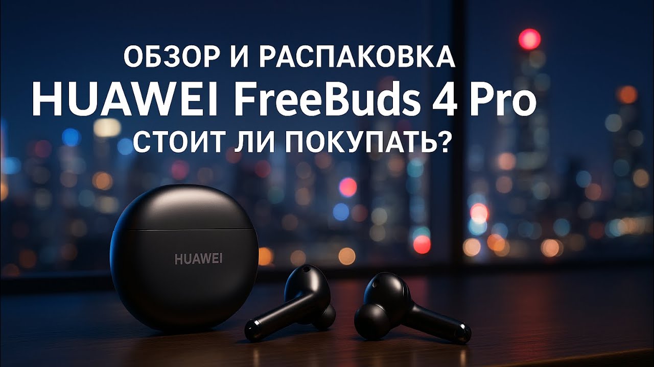 Обзор и распаковка HUAWEI FreeBuds 4 Pro – Стоит ли покупать?