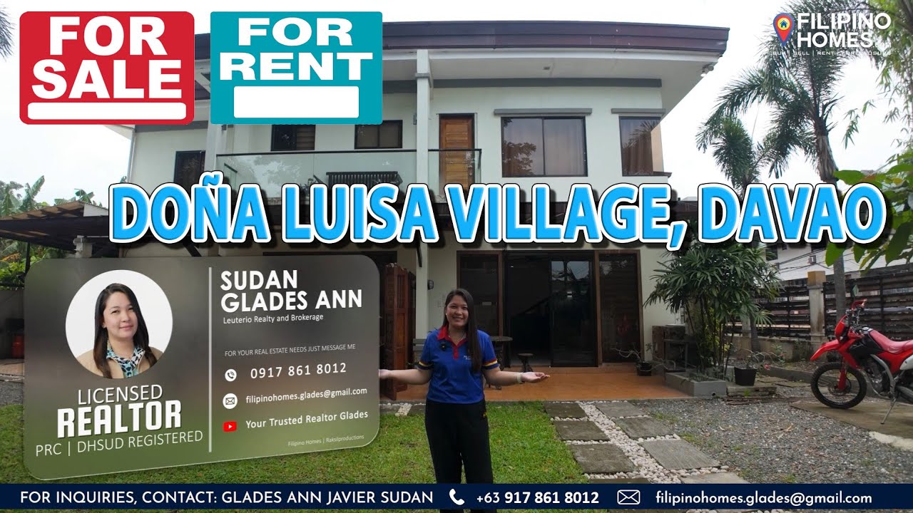 DOÑA LUISA VILLAGE HOUSE AND LOT FOR SALE | MATINA APLAYA | DAVAO CITY