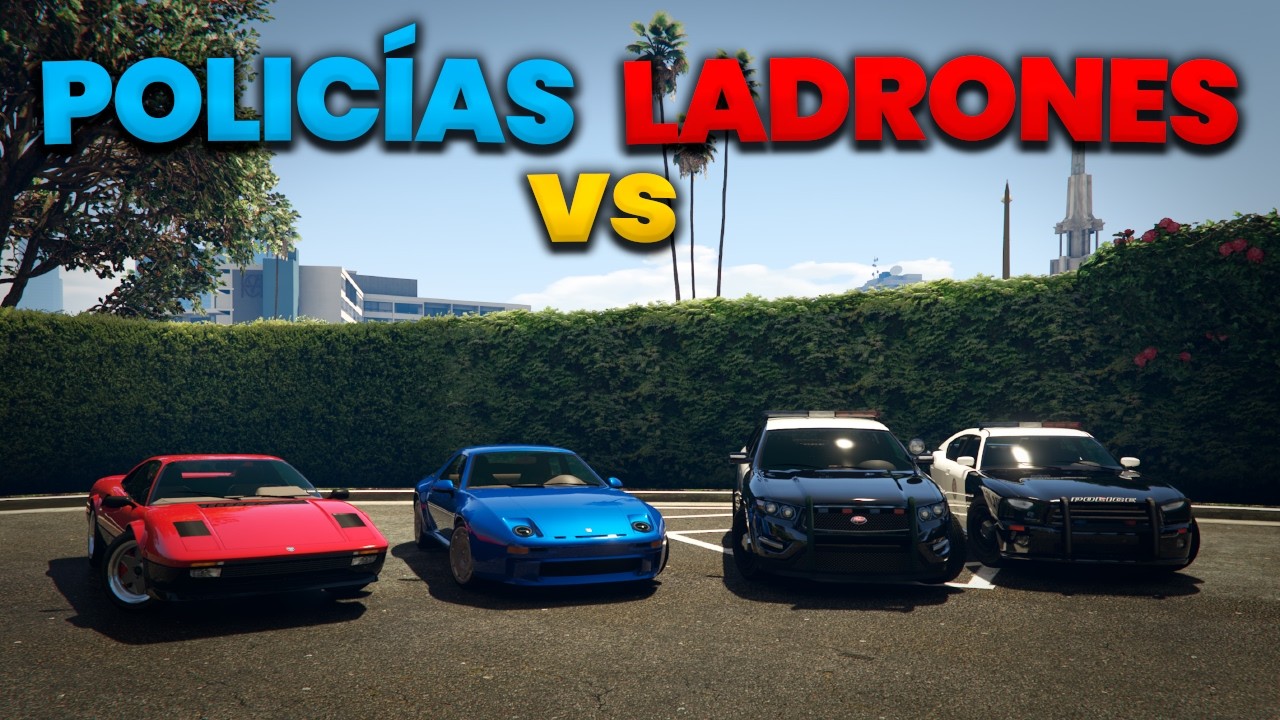 Los NPCS no paran de CHOCARME! | Polis vs Ladrones GTA Online
