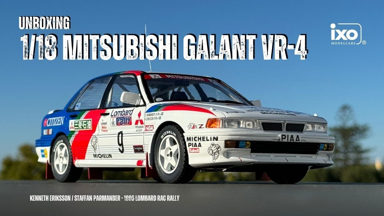 UNBOXING Mitsubishi Galant VR-4 / 1990 RAC Rally