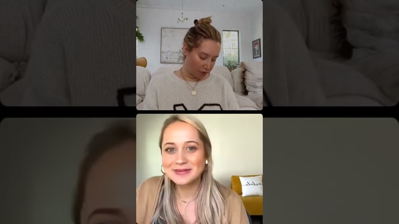 Ashley Tisdale Instagram Live with Frenshe (02-26-22)