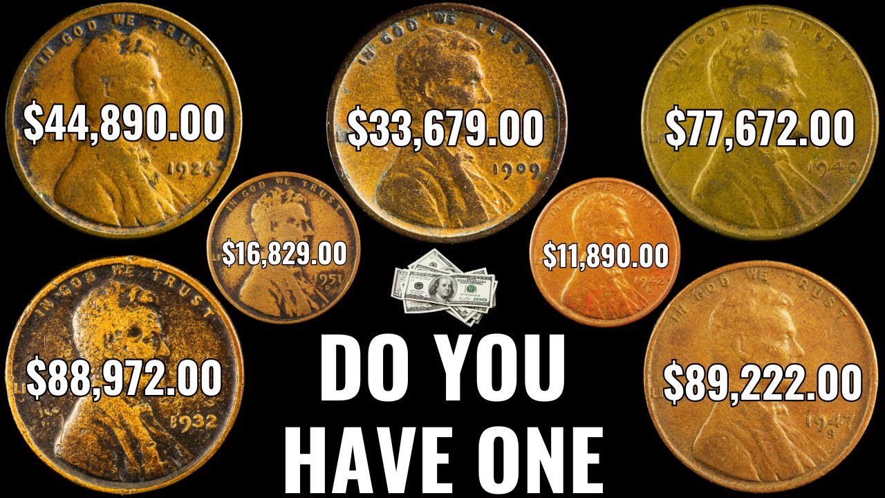 VERY VERY EXPENSIVE USA PENNY THAT ARE WORTH MILLIONS OF DOLLARS THAT COULD MAKE YOU A MILLIONAIRE!
