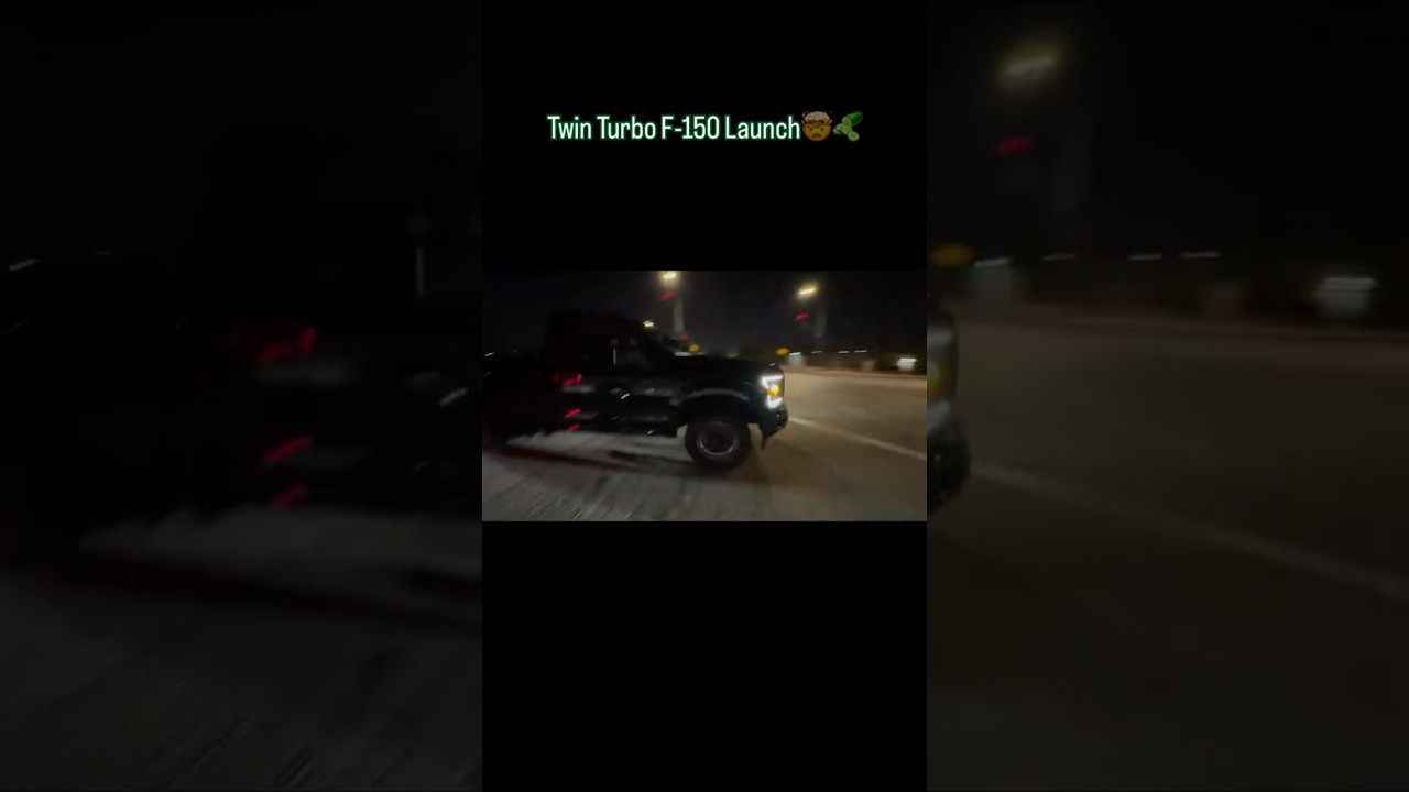 Twin turbo F-150 Launch #takeover #twinturbo #f150 #dig #drifting #ford #fyp #viralshorts