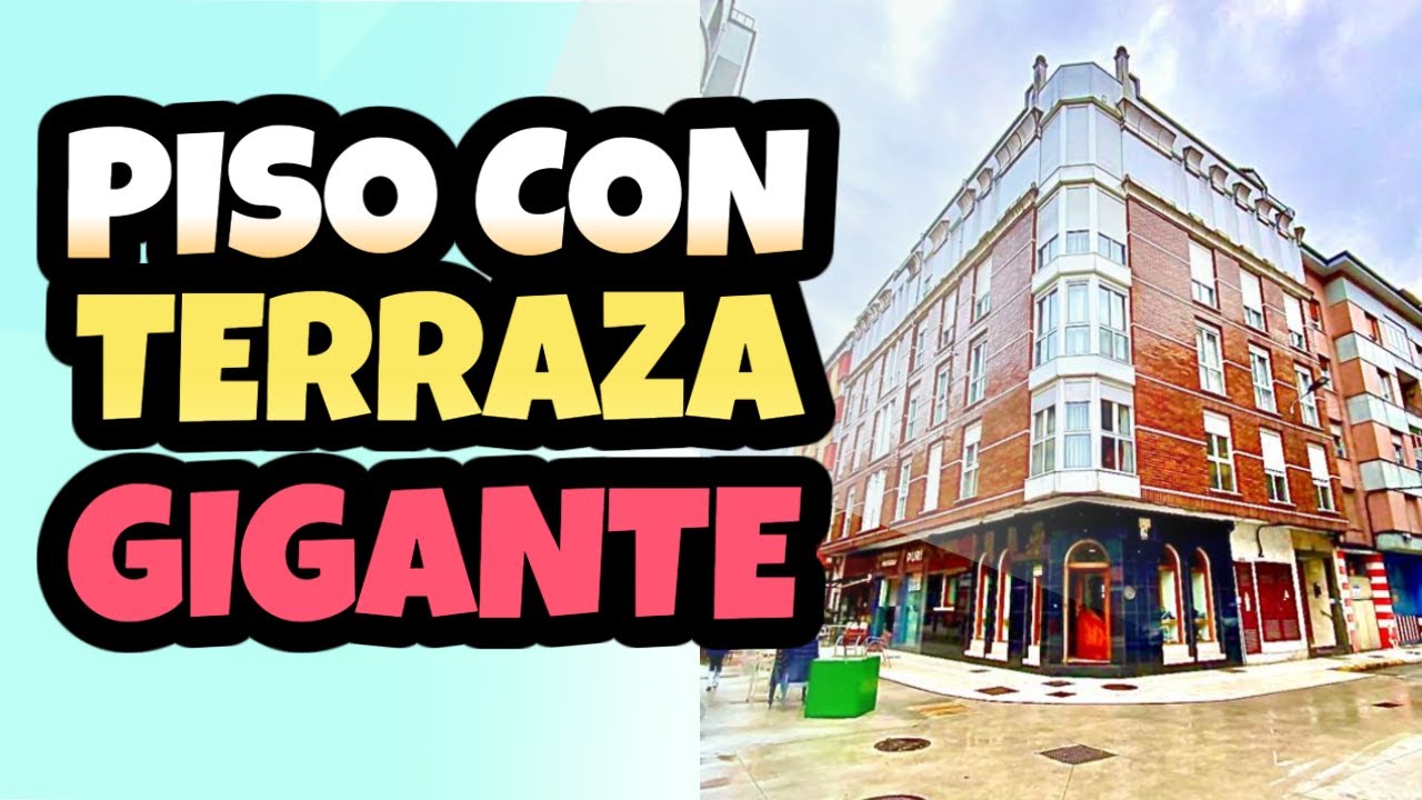 99.000€ | EL ENTREGO, Asturias | Piso enorme y TERRAZA aún más | Coge hasta piscina para los críos!