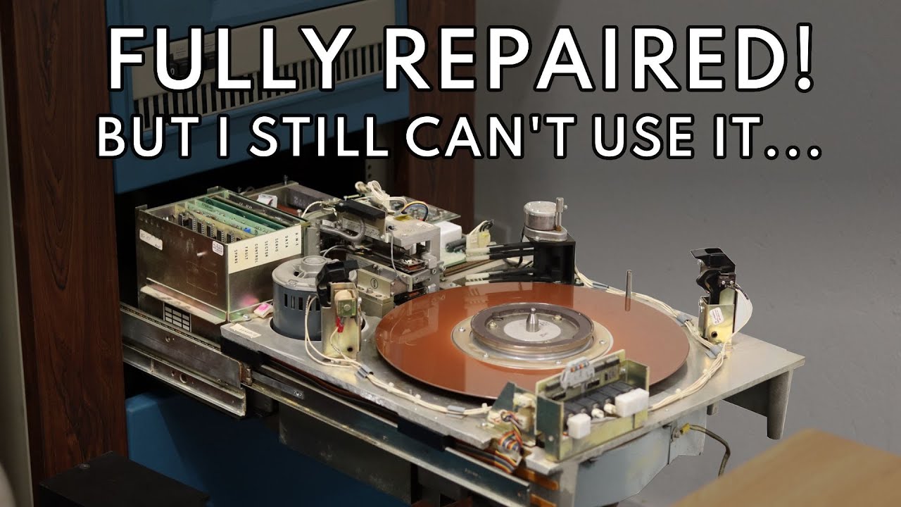 I Repaired This 1970’s Hard Drive, but I Still Can’t Use It