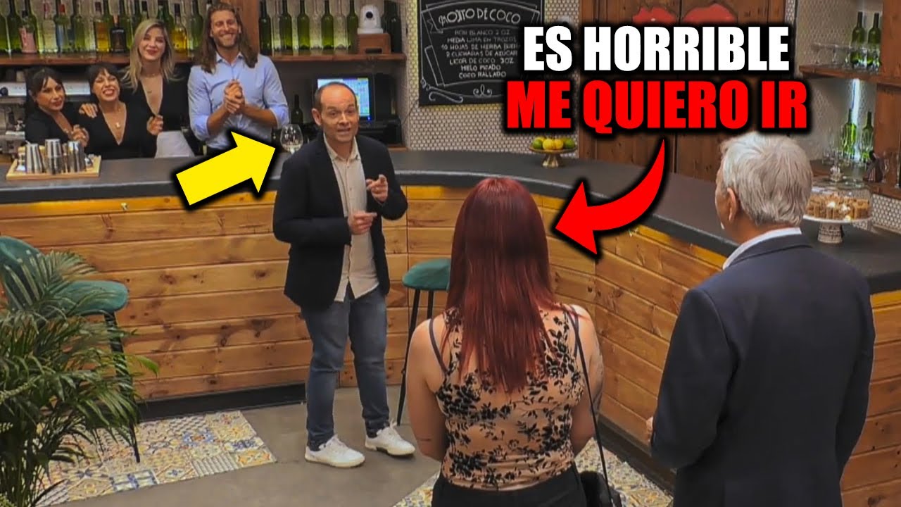 Una SOLTERA quiere ABANDONAR a SU CITA nada más VERLA... 😱 First Dates