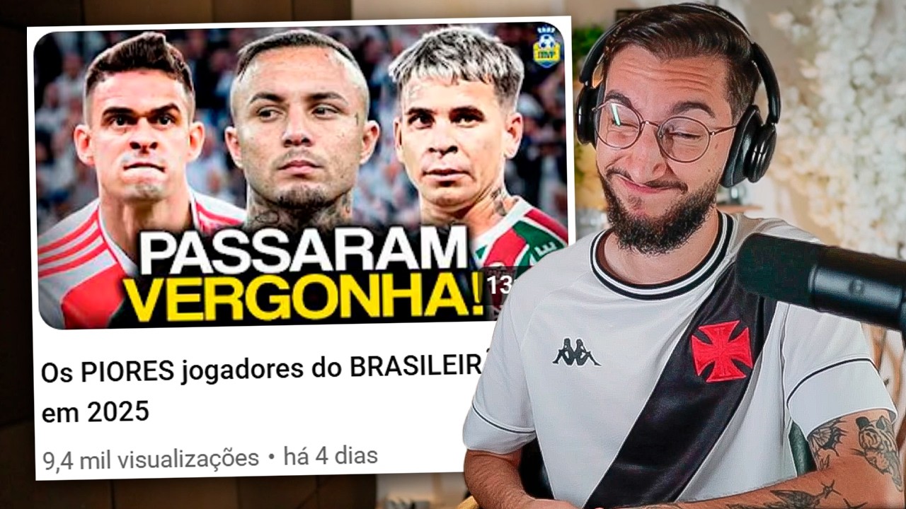 Os PIORES jogadores do BRASILEIRÃO em 2025